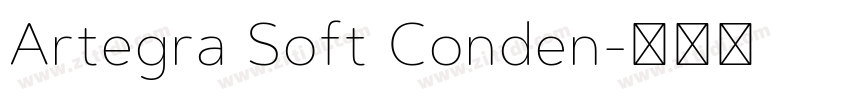 Artegra Soft Conden字体转换